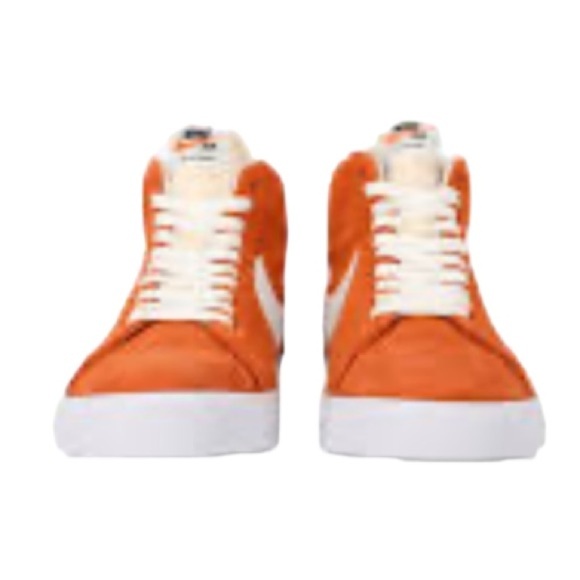 NIKE SB ZOOM BLAZER MID SAFETY ORANGE-WHITE SZ 10 |864349-800| - Picture 3 of 10
